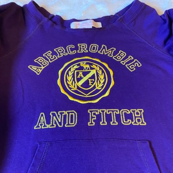 Abercrombie & Fitch Purple Sweatshirt Ladies Size S - Picture 2 of 8